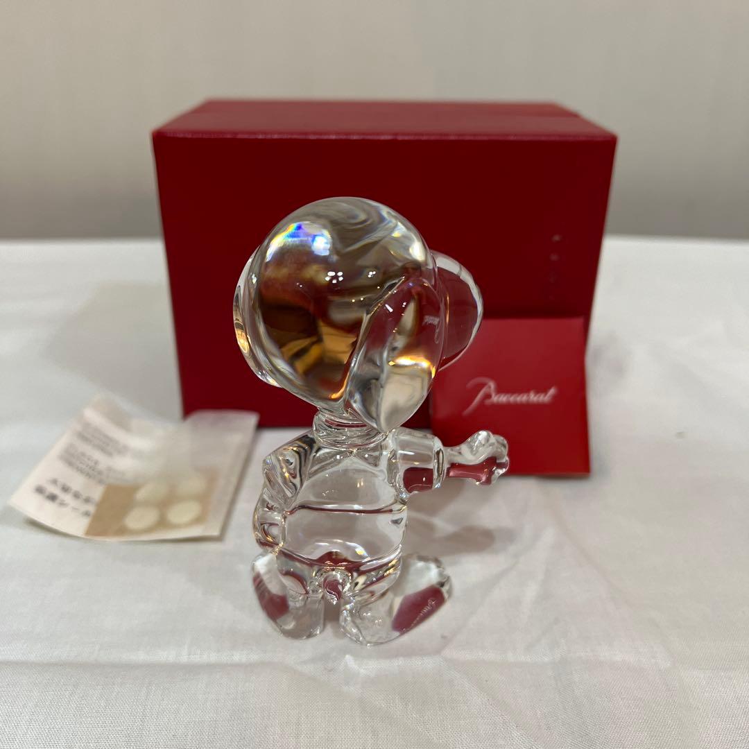 バカラ クリスタル置物　スヌーピー