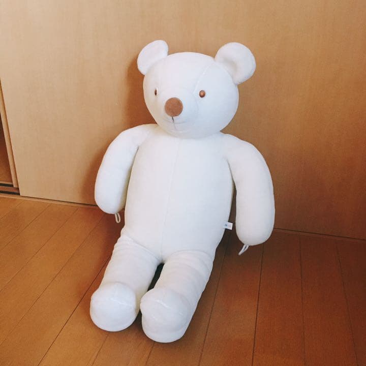 mikihouse くま ぬいぐるみ 白