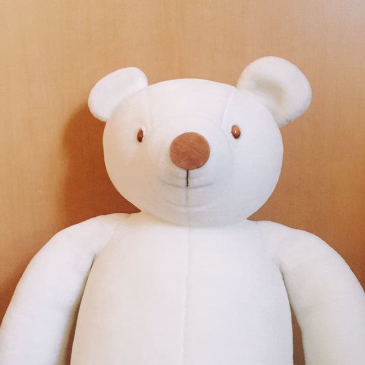 mikihouse くま ぬいぐるみ 白