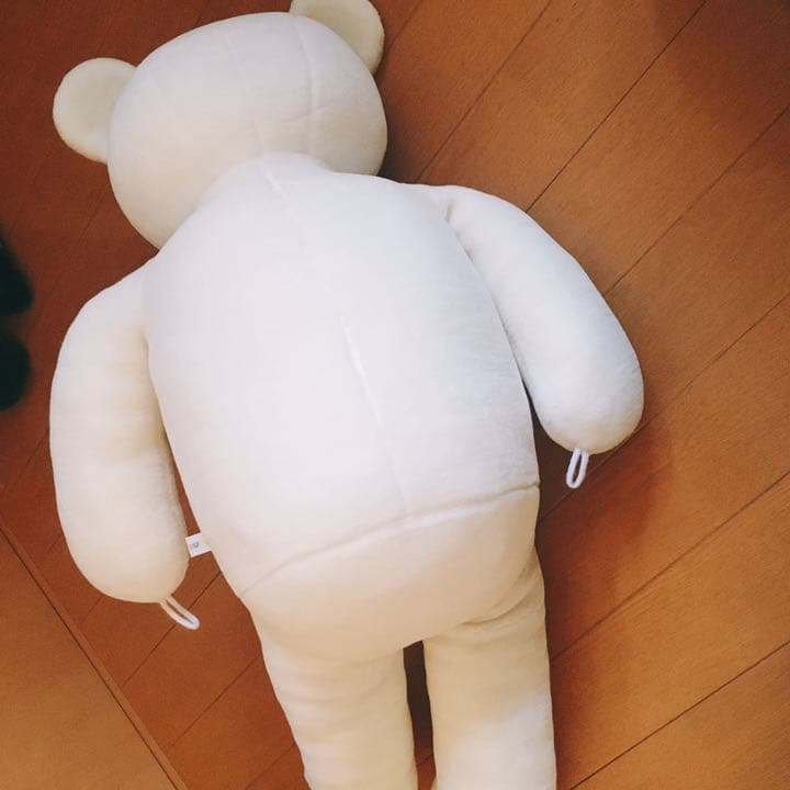 mikihouse くま ぬいぐるみ 白