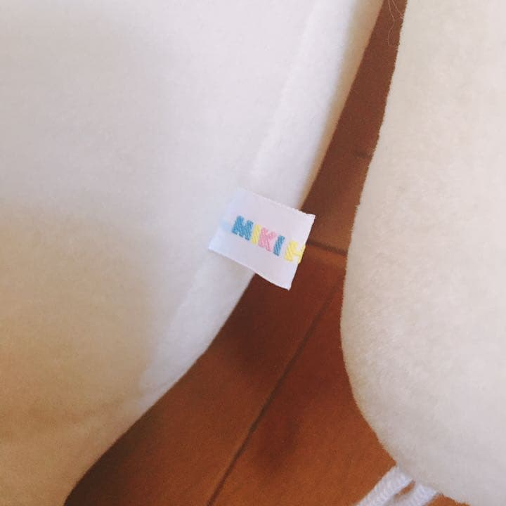 mikihouse くま ぬいぐるみ 白