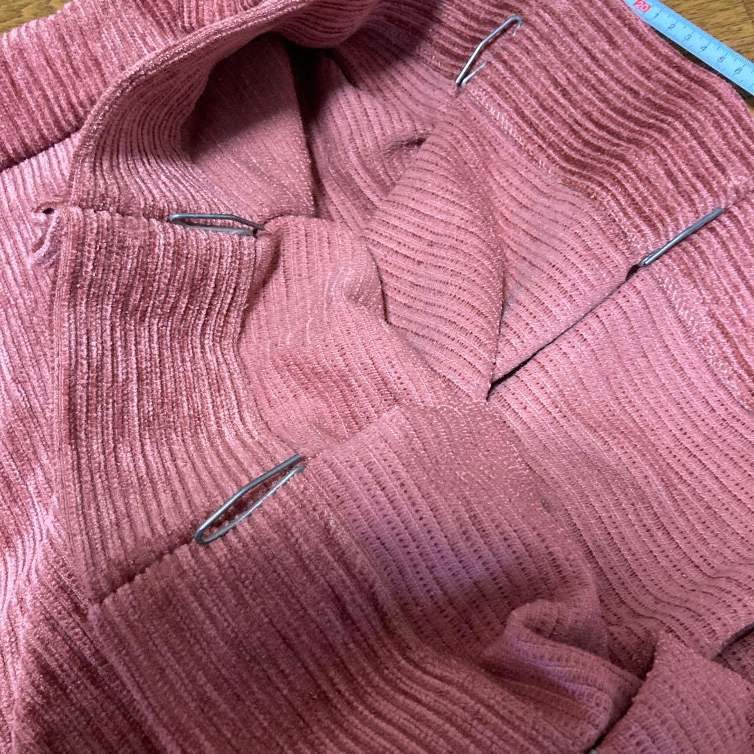 昭和レトロ　幅広仕立てカーテン2枚セット