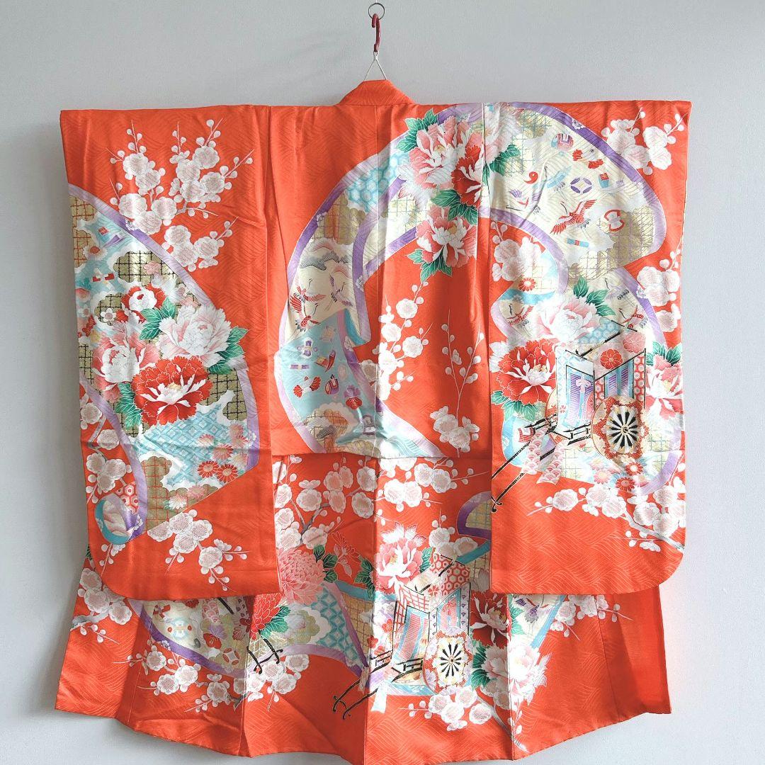 フルセット　七五三７歳女の子　着物　花御所　源氏車　51932