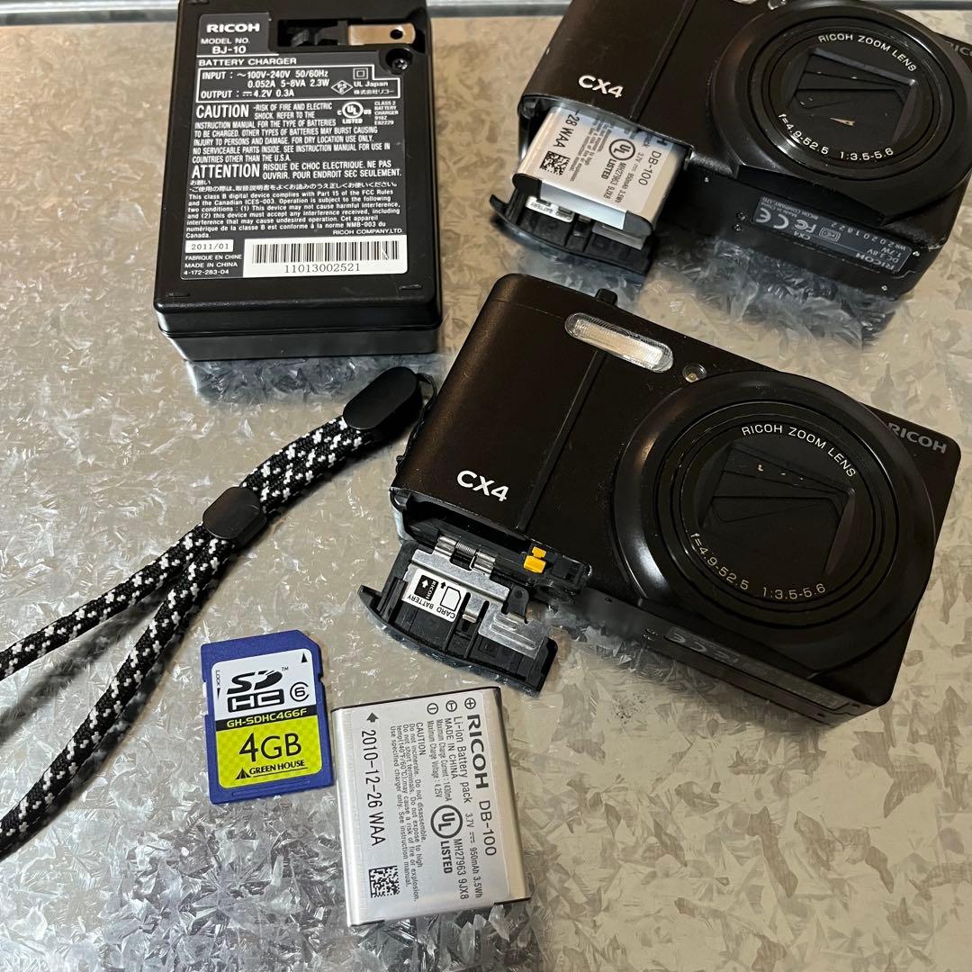 Ricoh CX4 +部品取り用ジャンクCX4