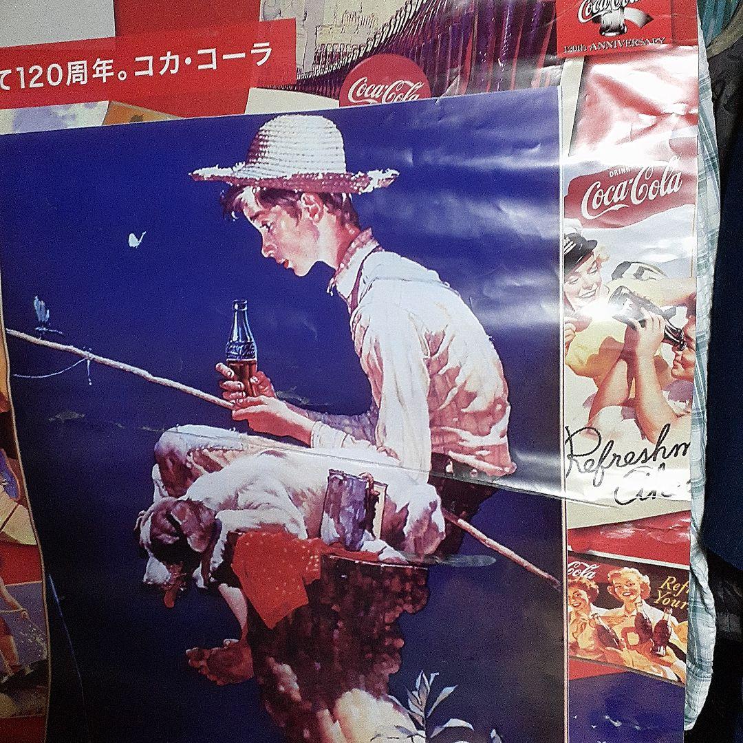 コカ・コーラポスター　愛されて120周年。