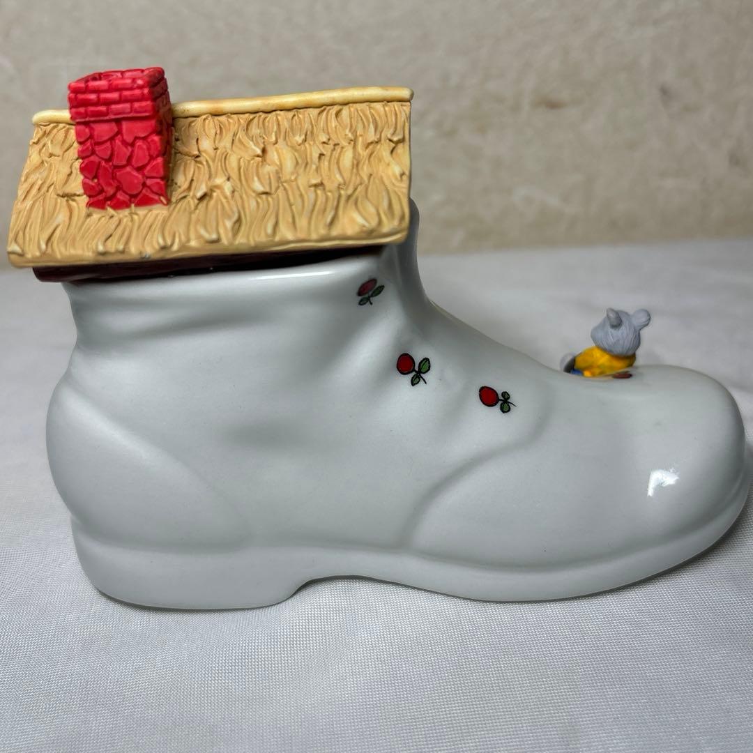 REUTTER PORZELLAN GERMANY 急須と靴 置物 2点セット