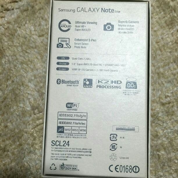 その他 SamSung Galaxy note edge