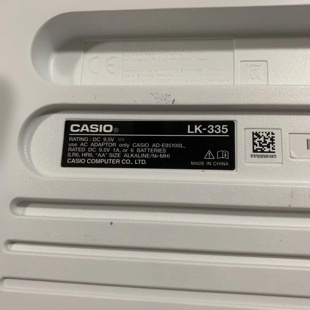 CASIO 61鍵盤電子キーボード 120曲シングバック　LK-335