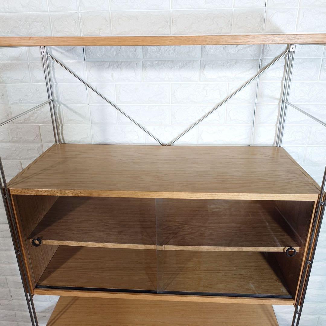 無印良品 ステンレスユニットシェルフ カップボードセット 収納棚 家具 C166