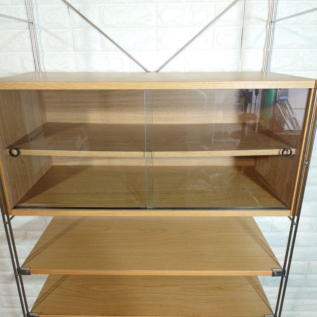 無印良品 ステンレスユニットシェルフ カップボードセット 収納棚 家具 C166