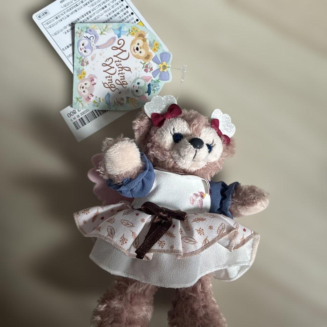 ダッフィー ウィッシングウィングス ぬいぐるみバッジセット