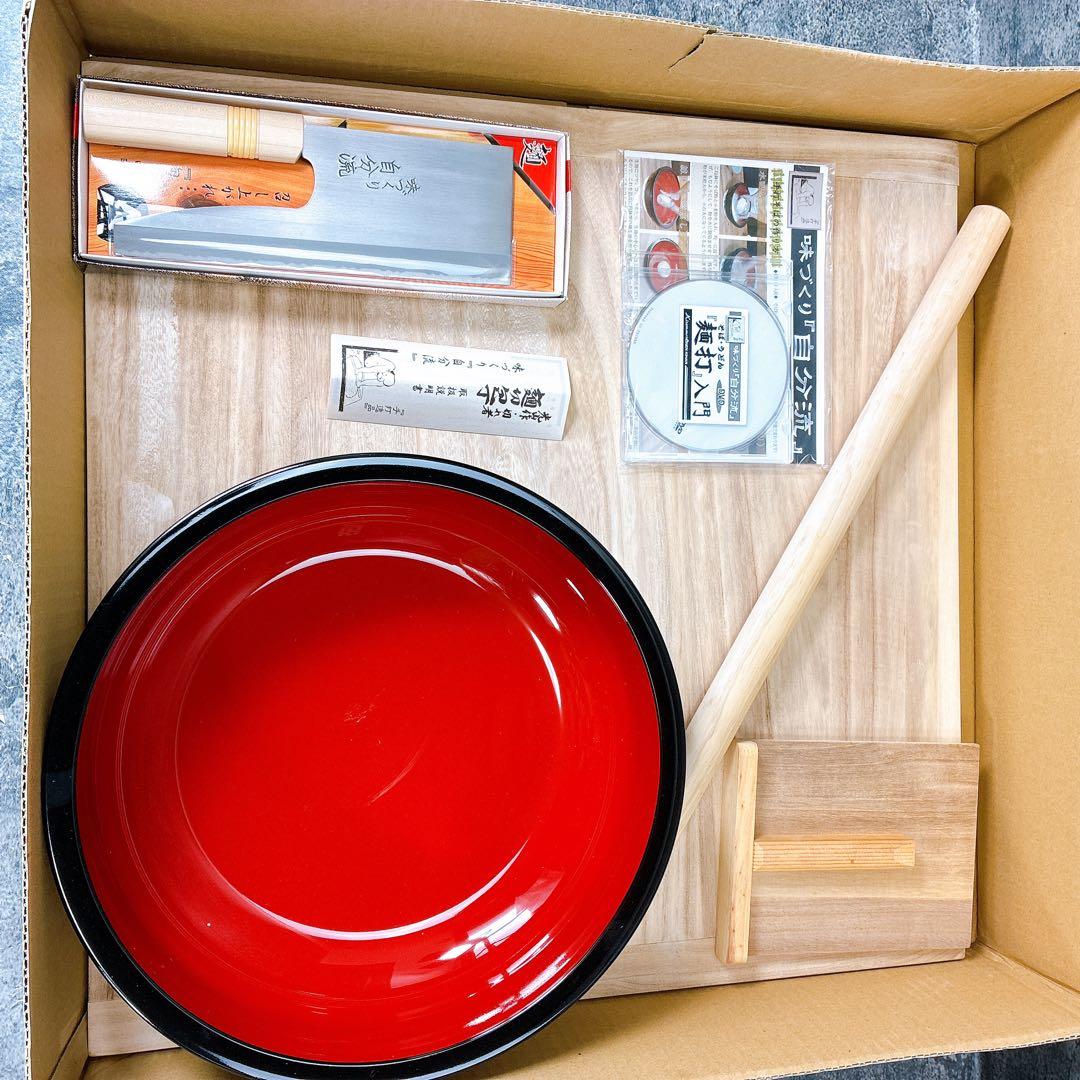 美品 うどん・そば調理器具セット 使用回数一回