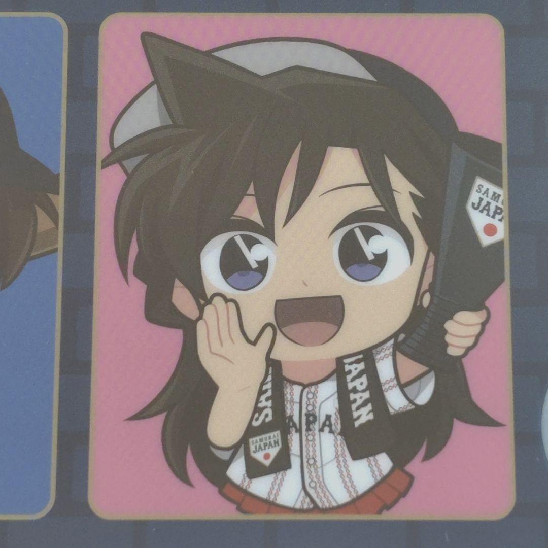 【送料無料】「侍ジャパン×名探偵コナン」クリアファイル　2種