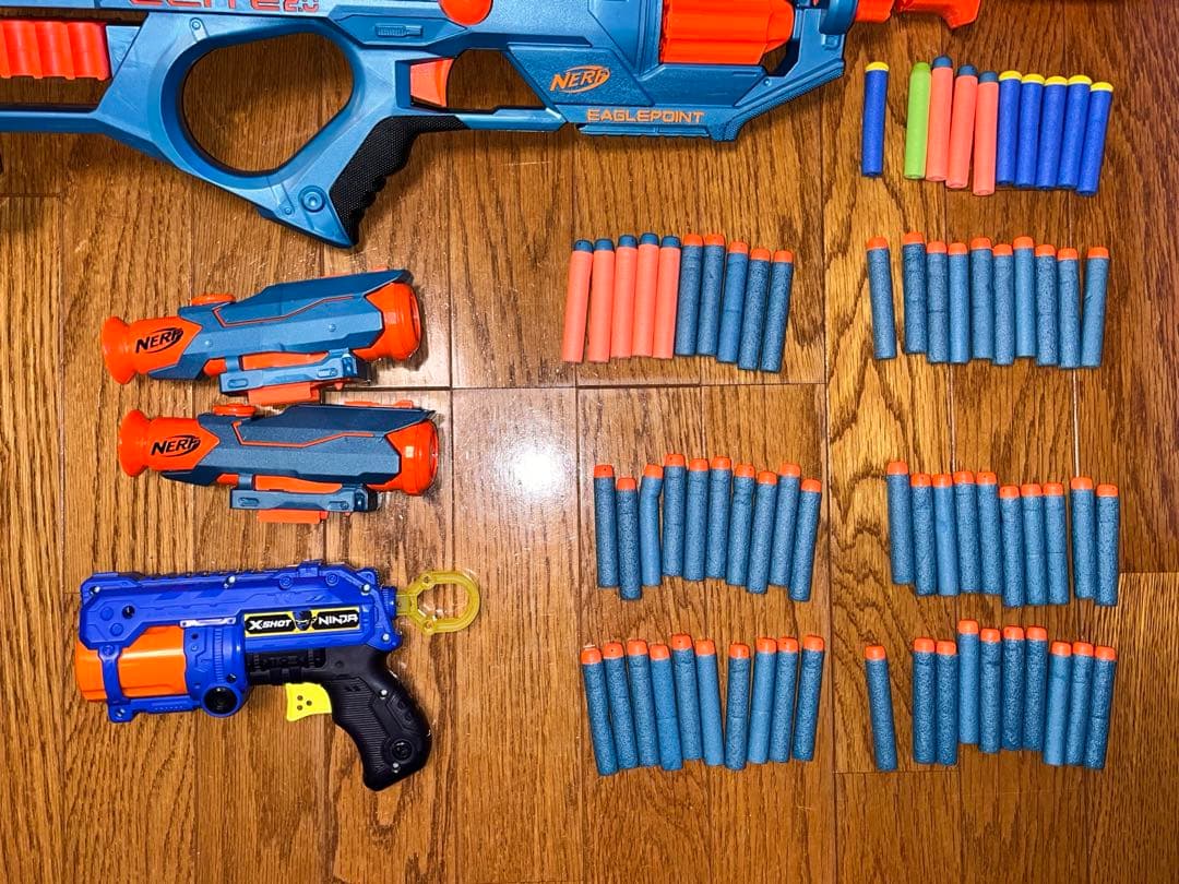 Nerf Elite トイガンセット （スポンジ弾70本）