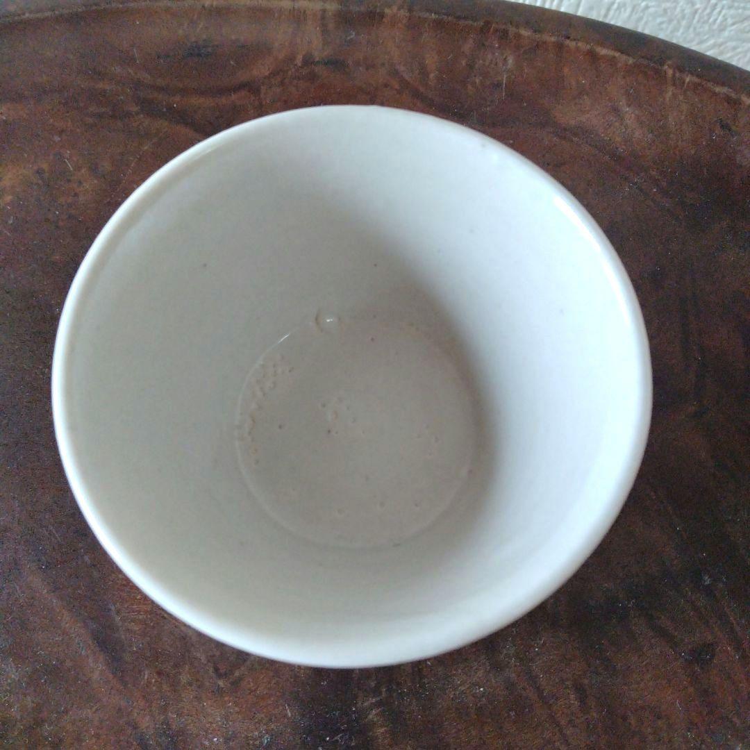 古伊万里白磁染付格子井桁文蕎麦猪口底上江戸時代