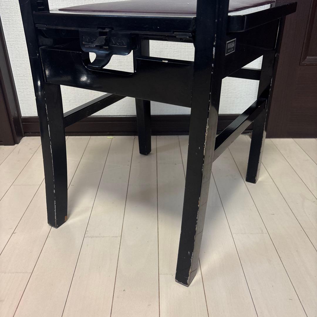 YAMAHA スタッキング椅子 黒