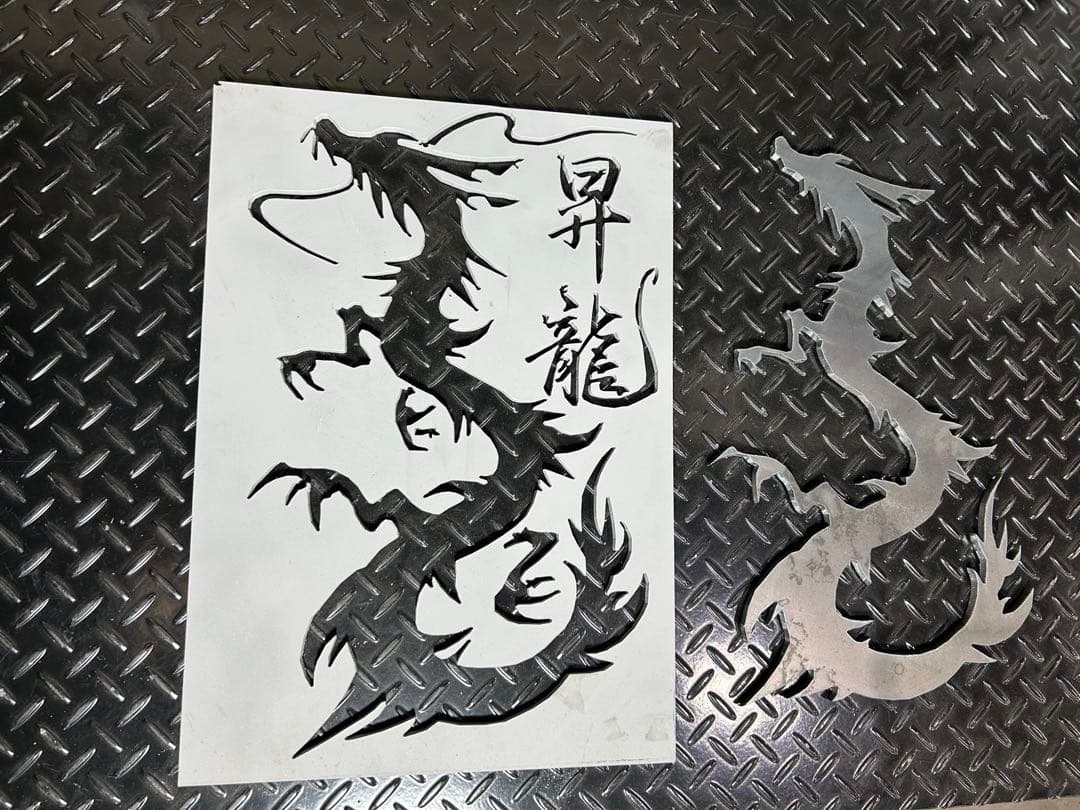 アイアン オブジェ ハンドメイド 切り絵