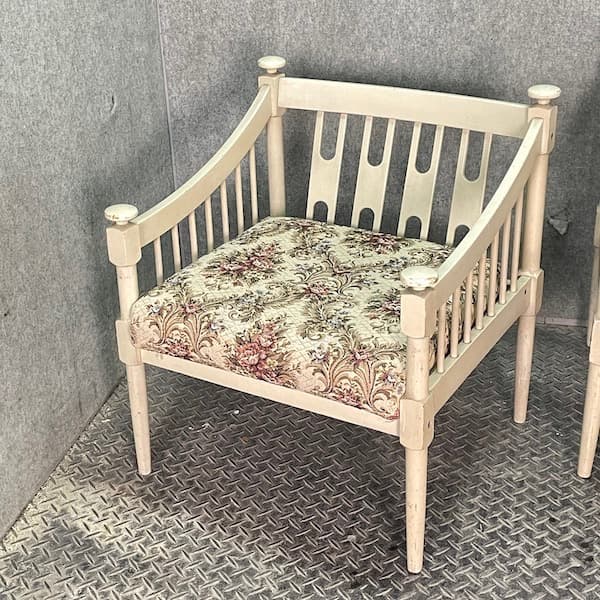 送料別　オールドカリモク　アームソファ2脚セット　ジャパンビンテージ　チェア