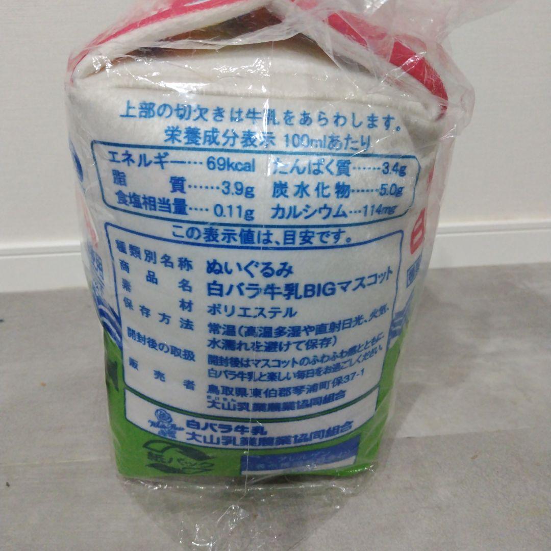白バラ牛乳 500ml BIG マスコット