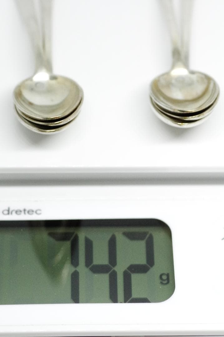 No6【純銀・ソリッドシルバー】 6本セットスプーン