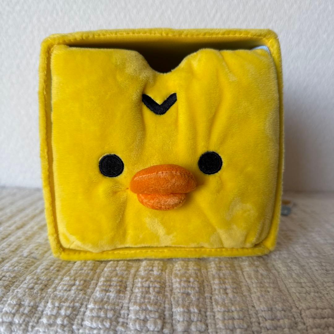 【未使用品・タグ付き】ぬいぐるみチェスト　キイロイトリ