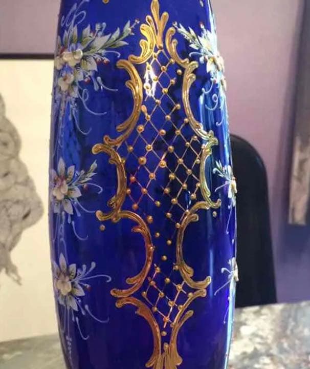 値下　イタリアン ヴェネチア ムラノグラス 24K