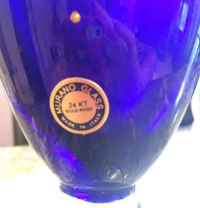 値下　イタリアン ヴェネチア ムラノグラス 24K