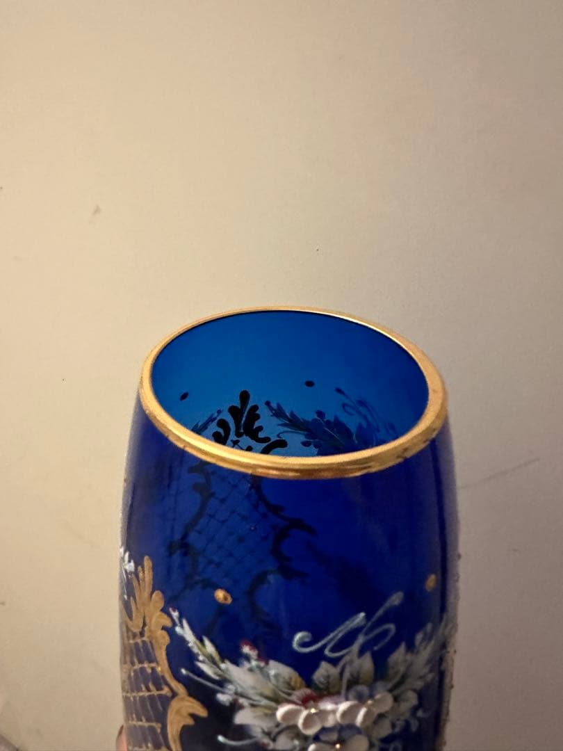 値下　イタリアン ヴェネチア ムラノグラス 24K