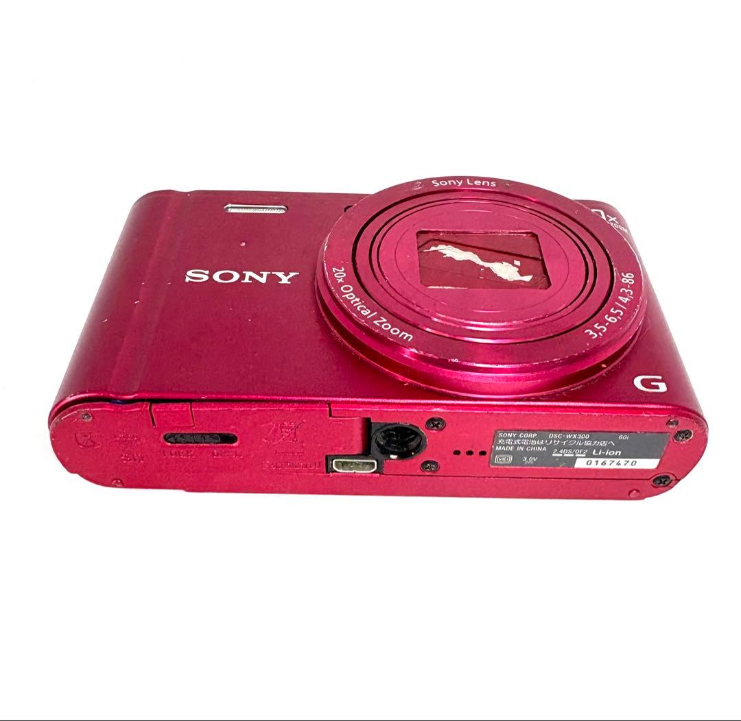 ★基本動作確認済★ SONY DSC-WX300 レッド