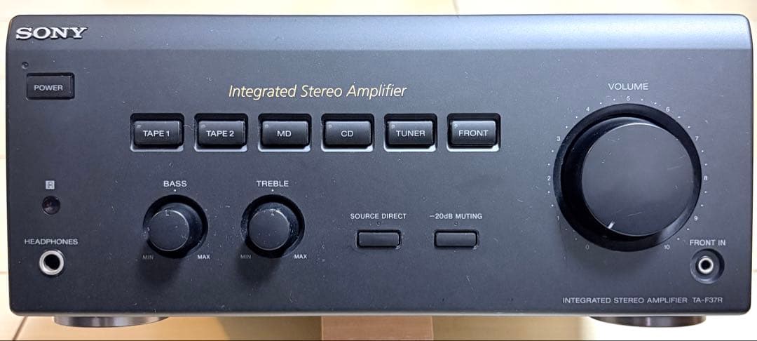 アンプ SONY Integrated Stereo Amplifier TA-F37R
