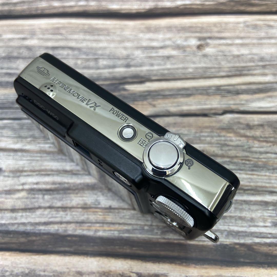 【動作確認済】SONY サイバーショット DSC-W50 デジタルカメラ 黒