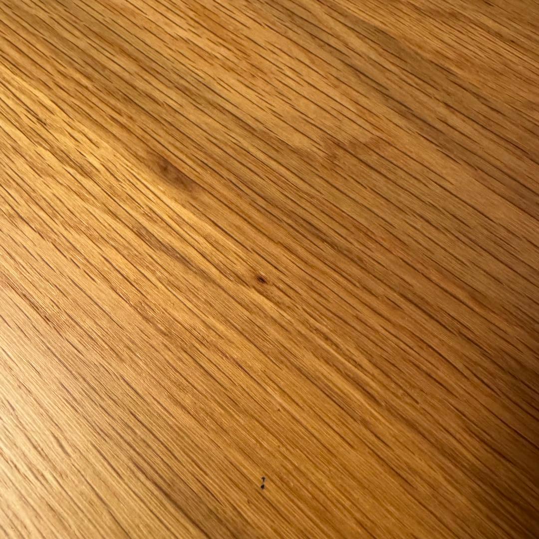 無印良品 無垢材 デスク 机 引出付 オーク材 完成品 送料込