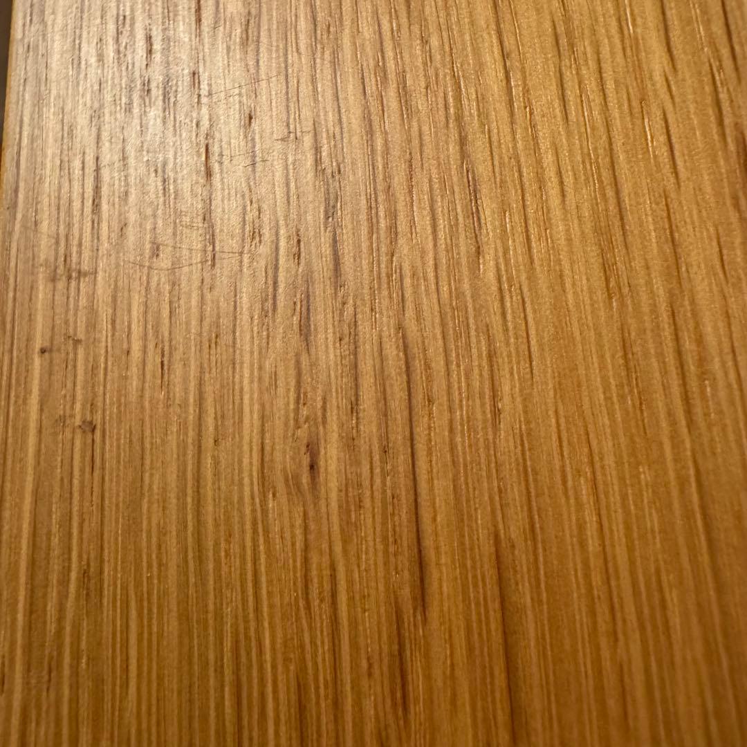 無印良品 無垢材 デスク 机 引出付 オーク材 完成品 送料込