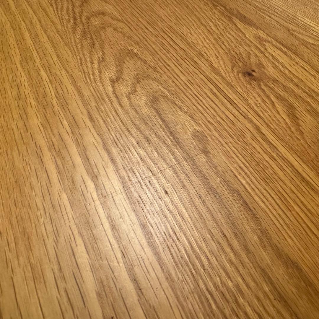 無印良品 無垢材 デスク 机 引出付 オーク材 完成品 送料込