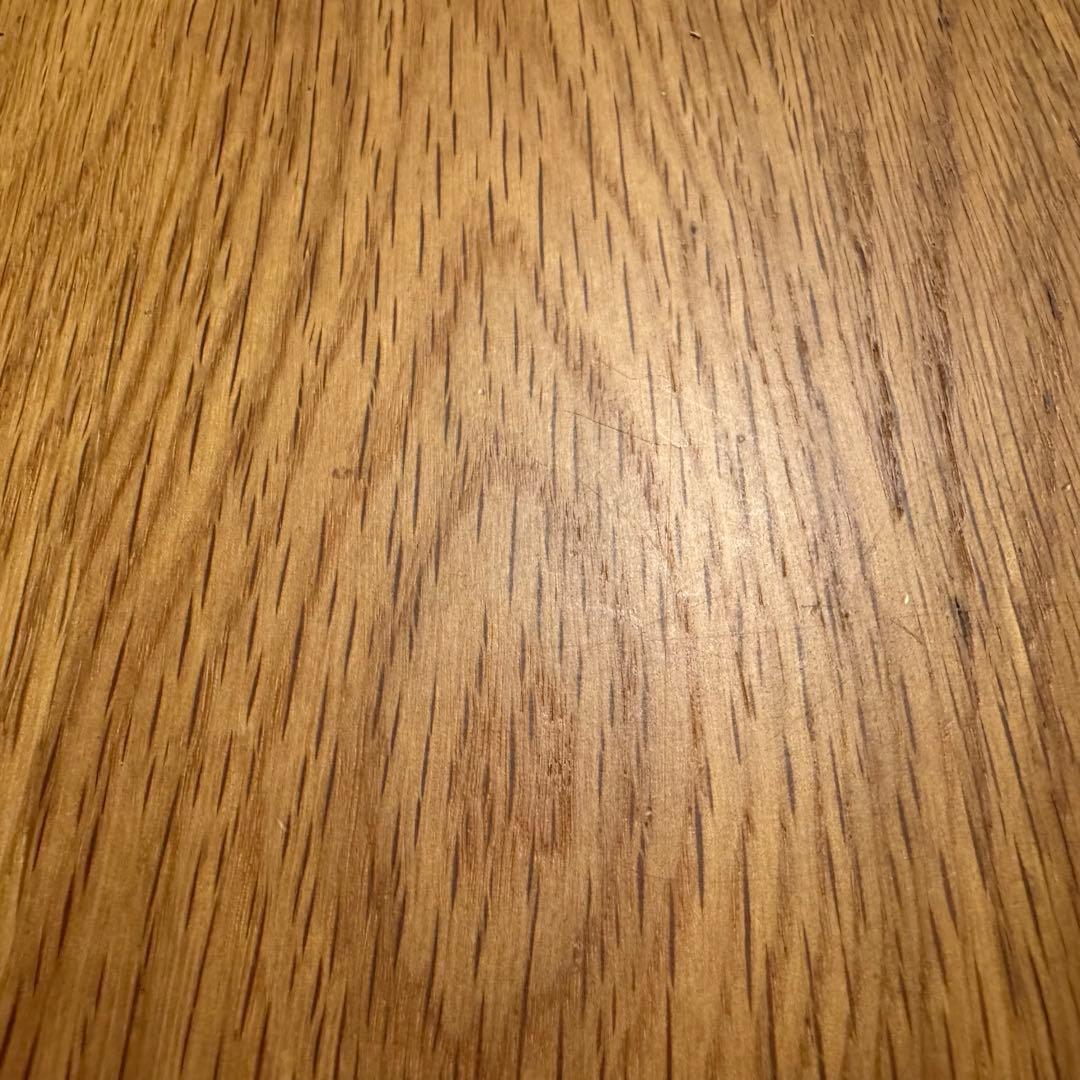 無印良品 無垢材 デスク 机 引出付 オーク材 完成品 送料込