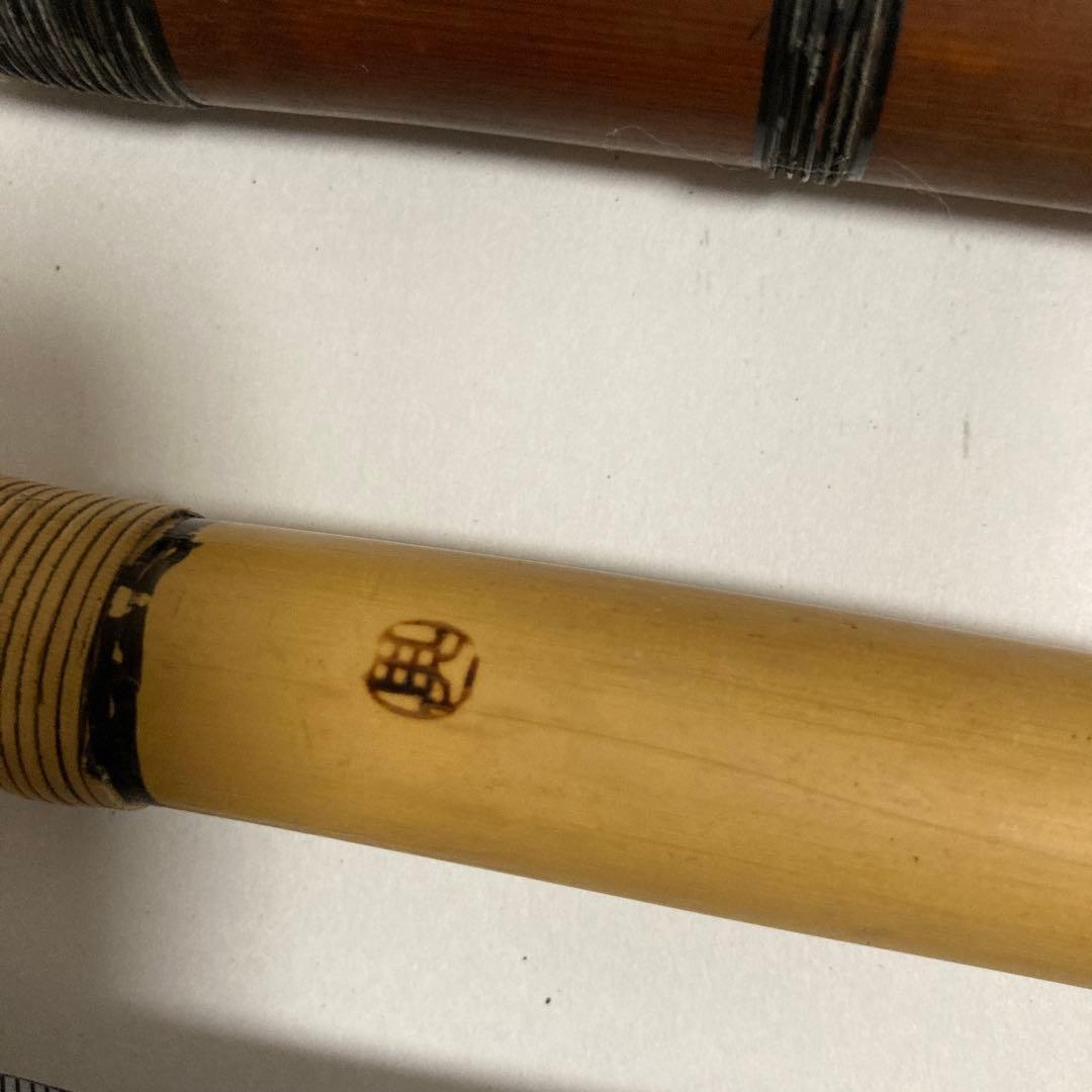 横笛　篠笛 竹製 6穴 約４０cm ３本セット