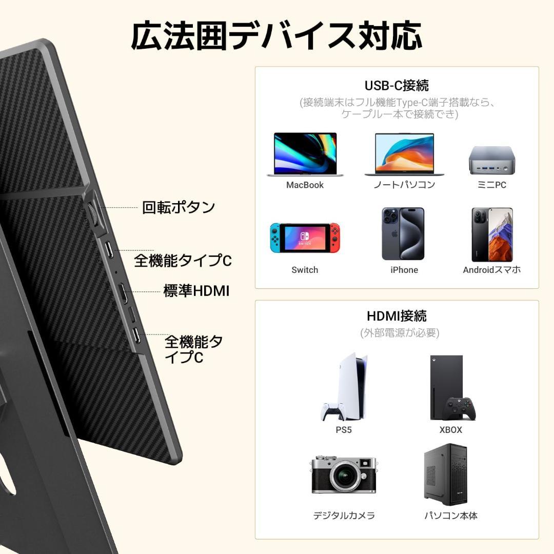 スタンド一体型 Blackview モバイルモニター 16インチ　ポータブル