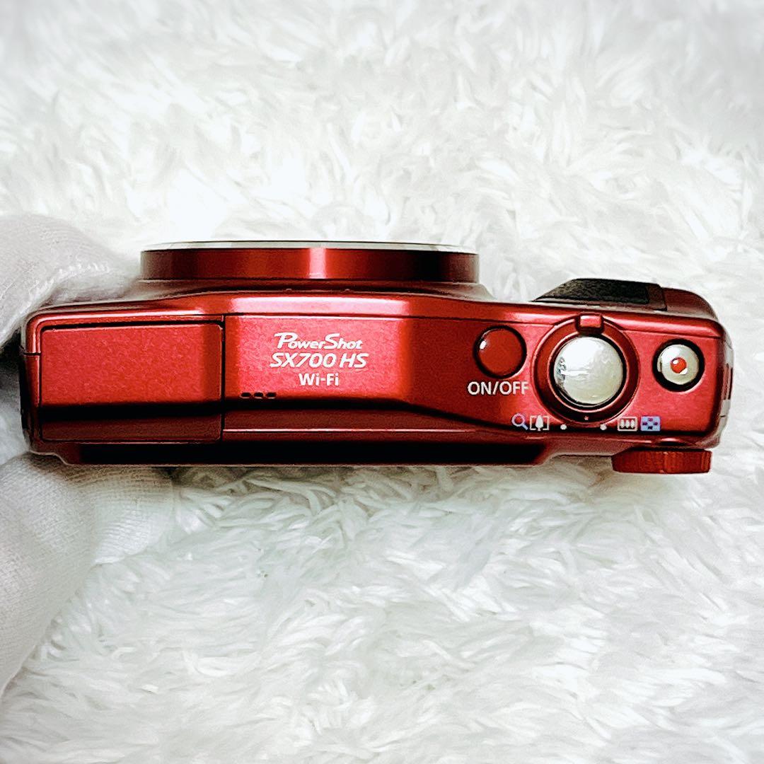 【美品】 Canon PowerShot SX700 HS Wi-Fi レッド