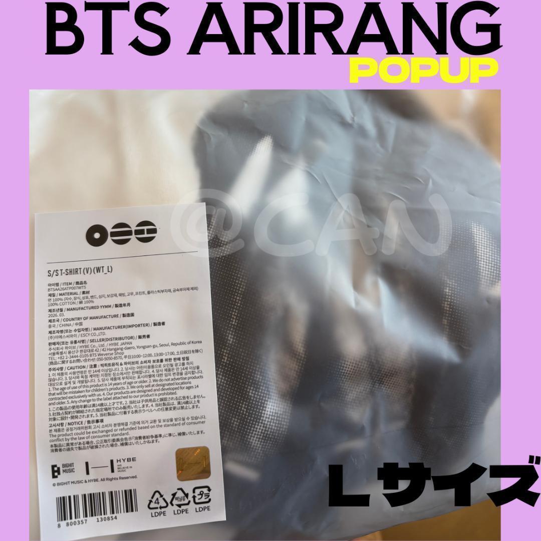 BTS Tシャツ　テテ　Lサイズ　アリラン　POPUP B076
