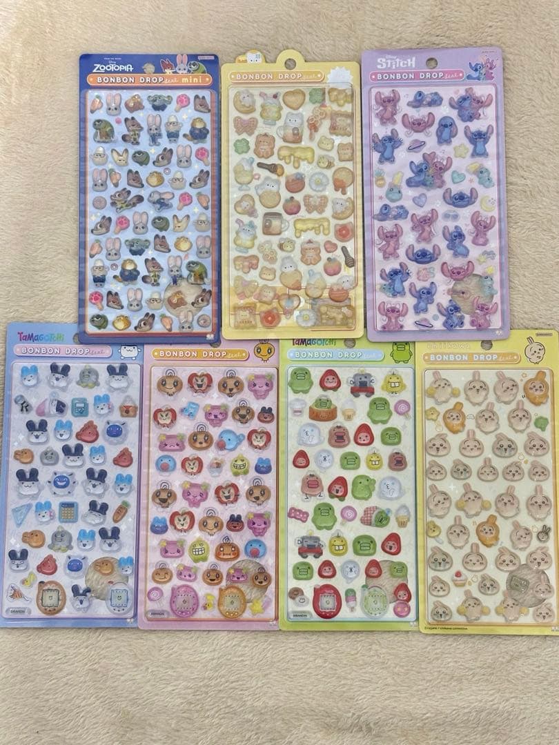 【正規品】ボンボンドロップシール　うるちゅる プチドロ　まとめ売り　70点