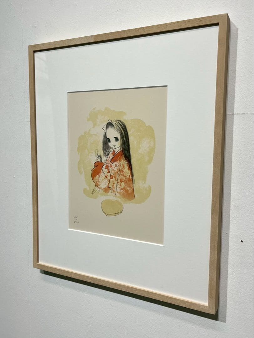 【限定50部】山口藍「あしたん」リトグラフ 真作直筆サイン入復興支援プロジェクト