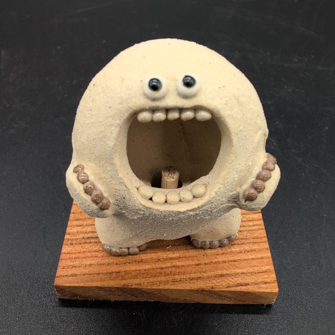 【新品未使用】癒し 雪男 (白) セット 陶器 美濃焼