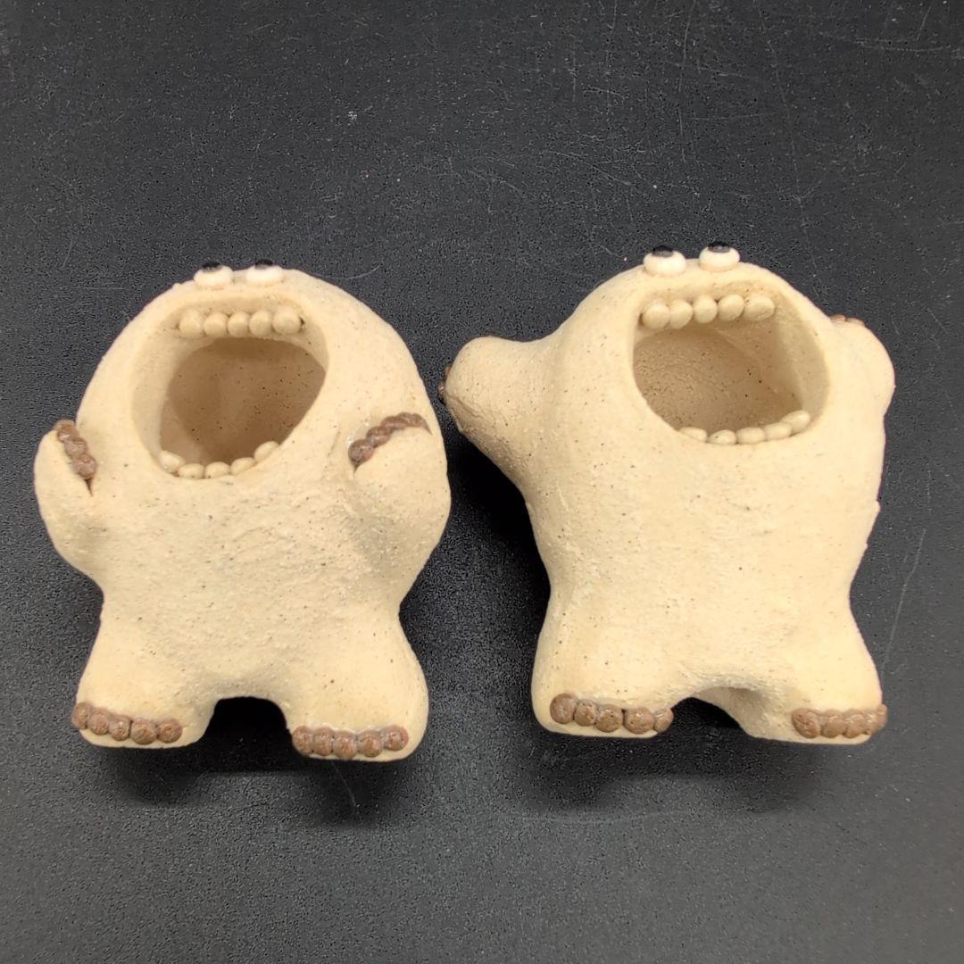 【新品未使用】癒し 雪男 (白) セット 陶器 美濃焼