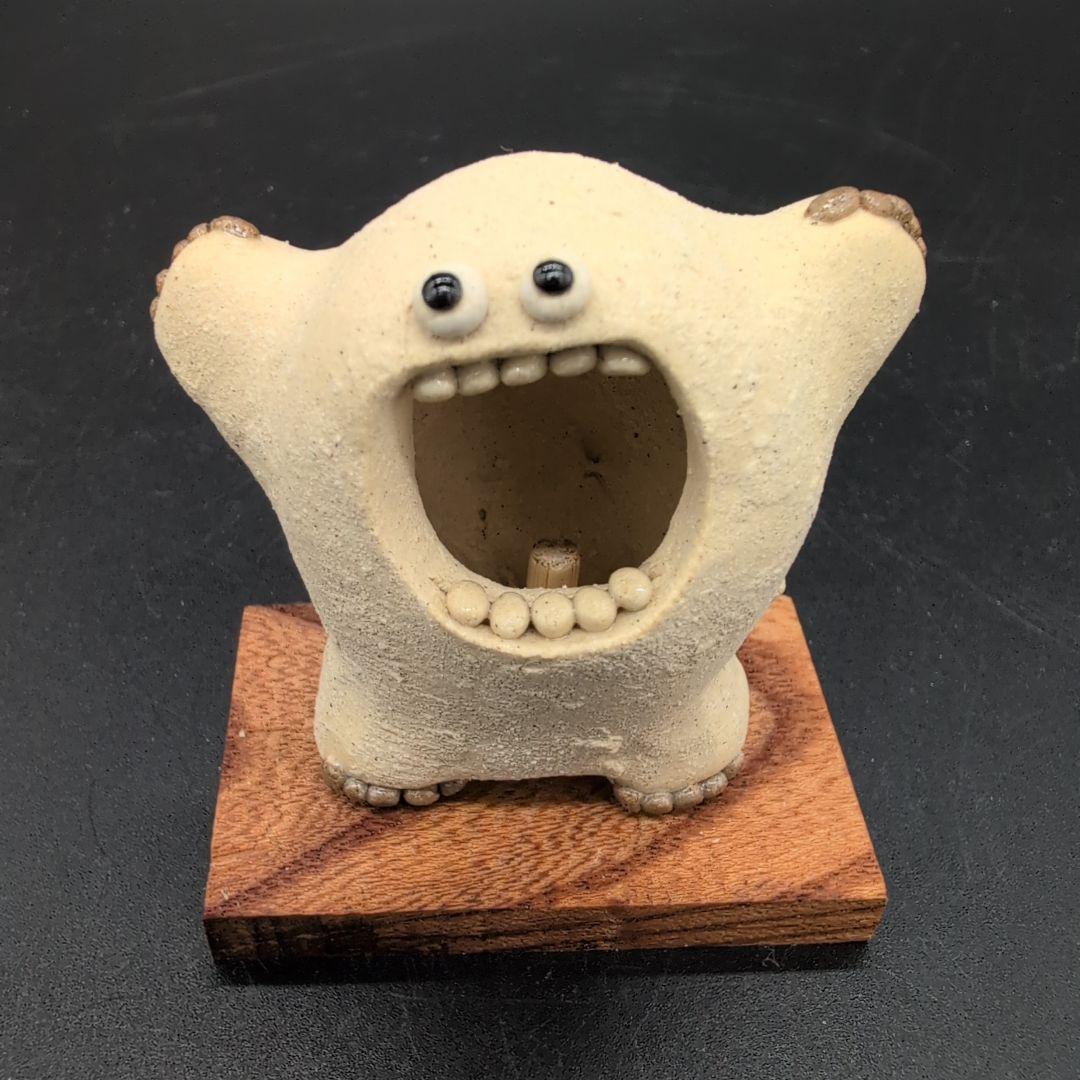 【新品未使用】癒し 雪男 (白) セット 陶器 美濃焼