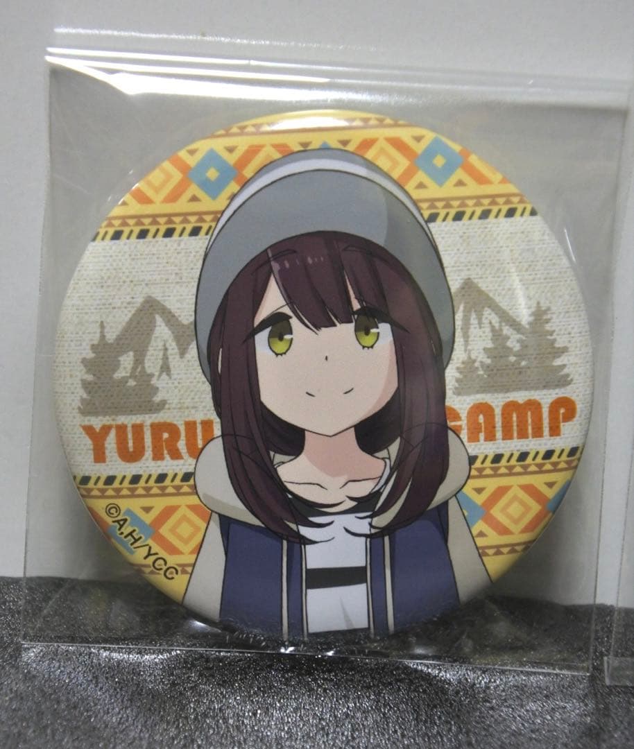 【2種セット】ゆるキャン DMMスクラッチ 缶バッジ アクキー 土岐綾乃