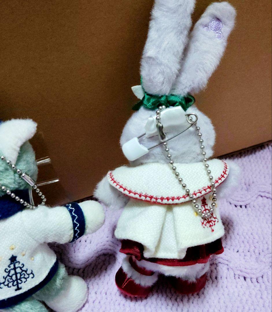 500円オフセール！ウサギとネコの冬のぬいぐるみセット