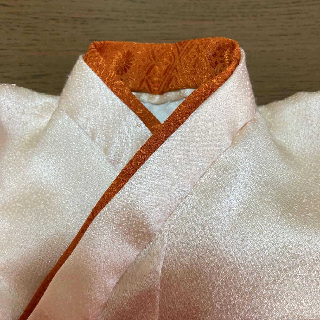 花柄着物と赤い帯12号