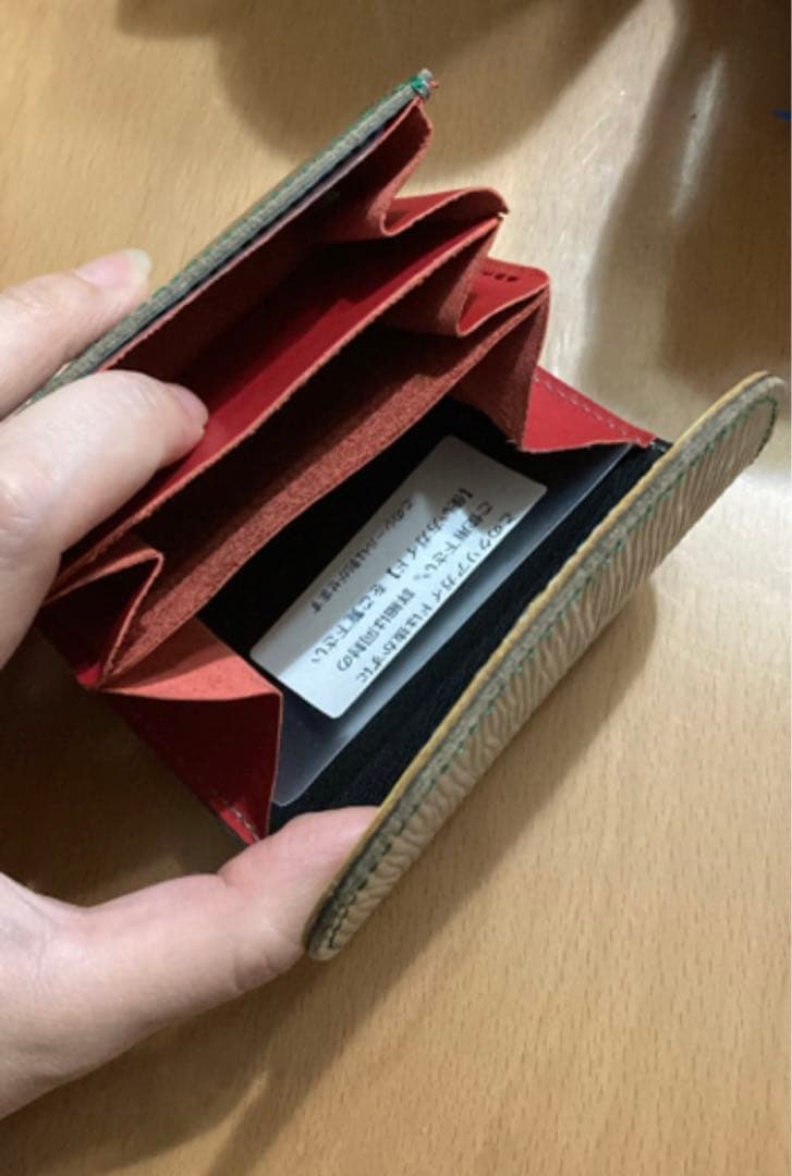 ミニ財布　和風