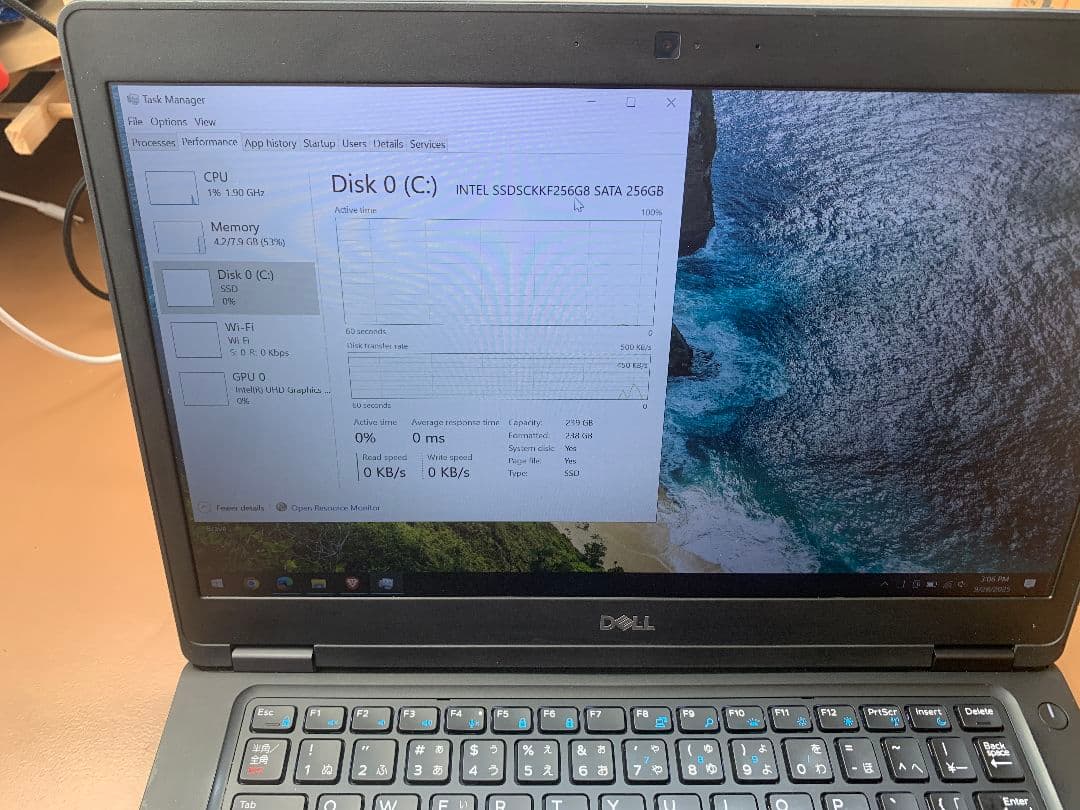 Windowsノート本体 DELL LATITUDE 5490 i5 -8350u 8/256gb