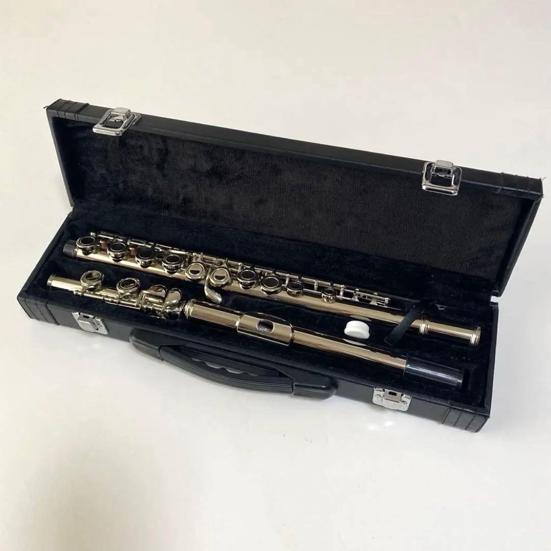 フルート　初心者　練習用　ハードケース付き　吹奏楽　学生　部活動　子供用